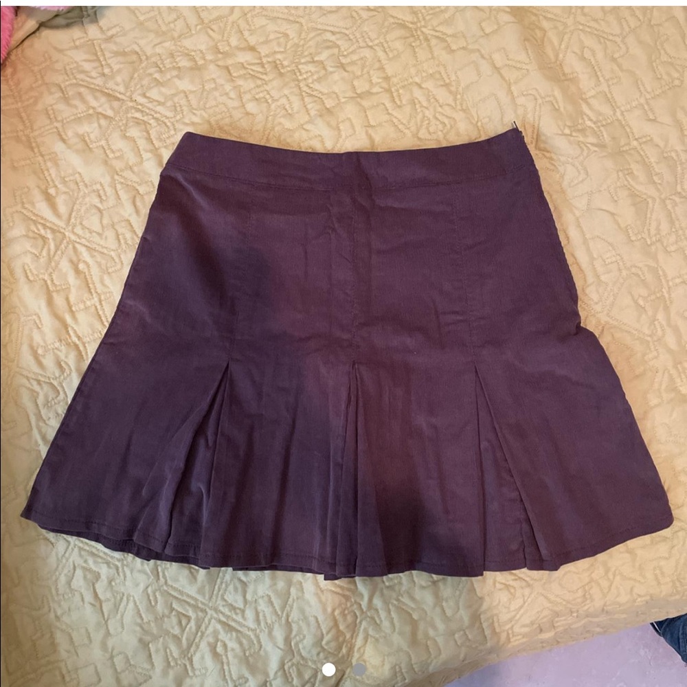 brown corduroy skirt size 1